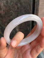 Natural Type A Icy Lavender Jadeite Bangle ClassicJade