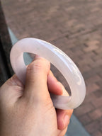 Natural Type A Icy Lavender Jadeite Bangle ClassicJade