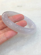 Natural Type A Icy Lavender Jadeite Bangle ClassicJade