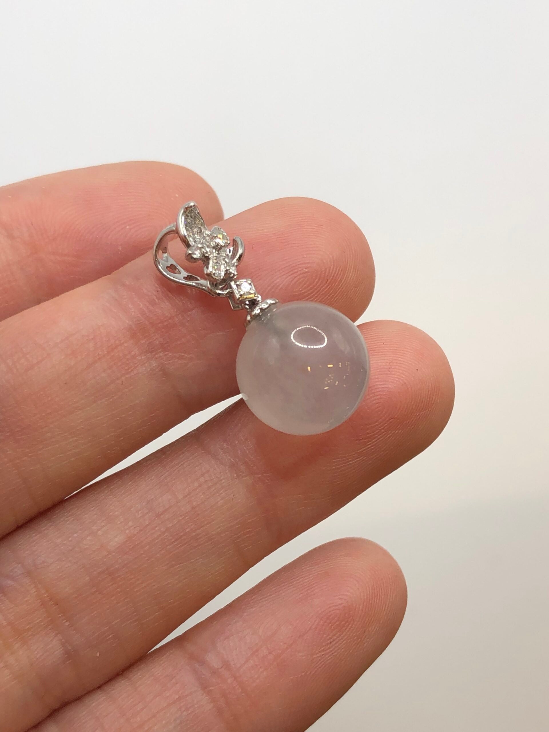 Icy Jade Ball Pendant