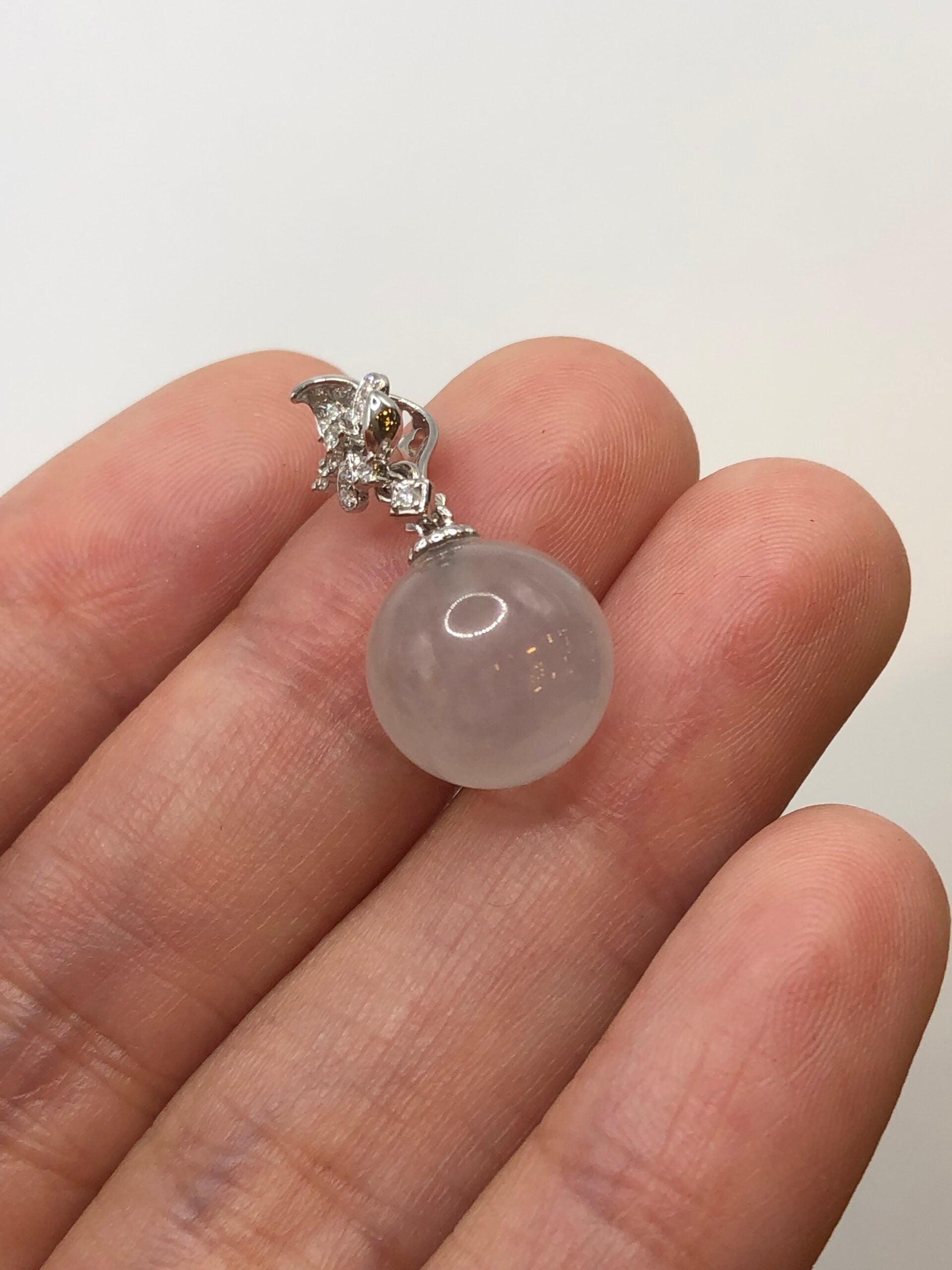 Icy Jade Ball Pendant