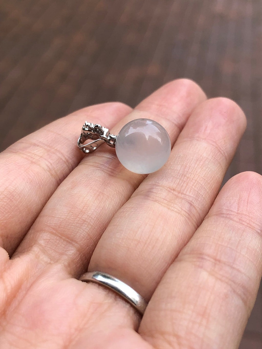 Icy Jade Ball Pendant