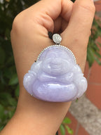 Lavender Jade Buddha
