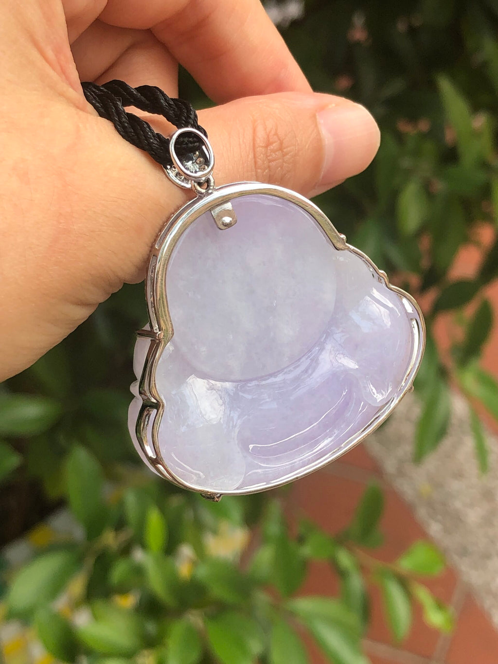 Lavender Jade Buddha