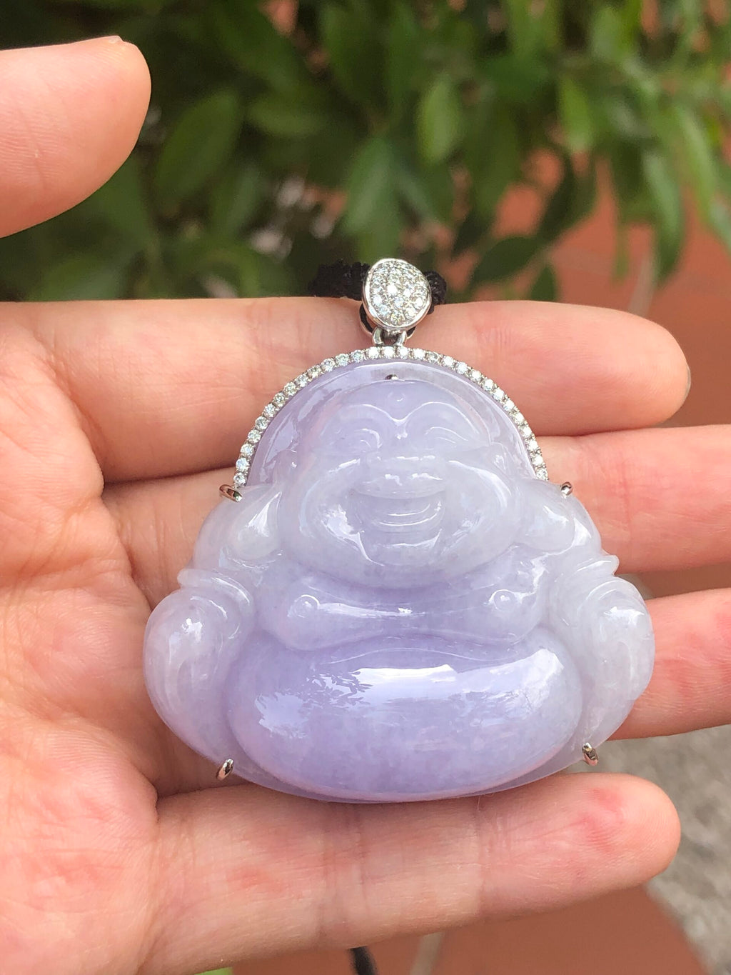 Lavender Jade Buddha