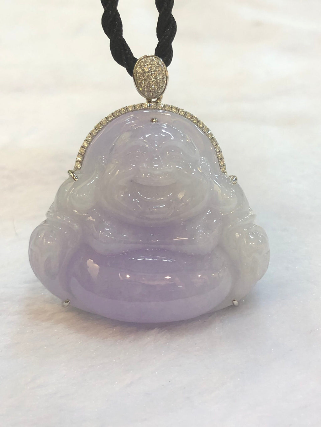 Lavender Jade Buddha