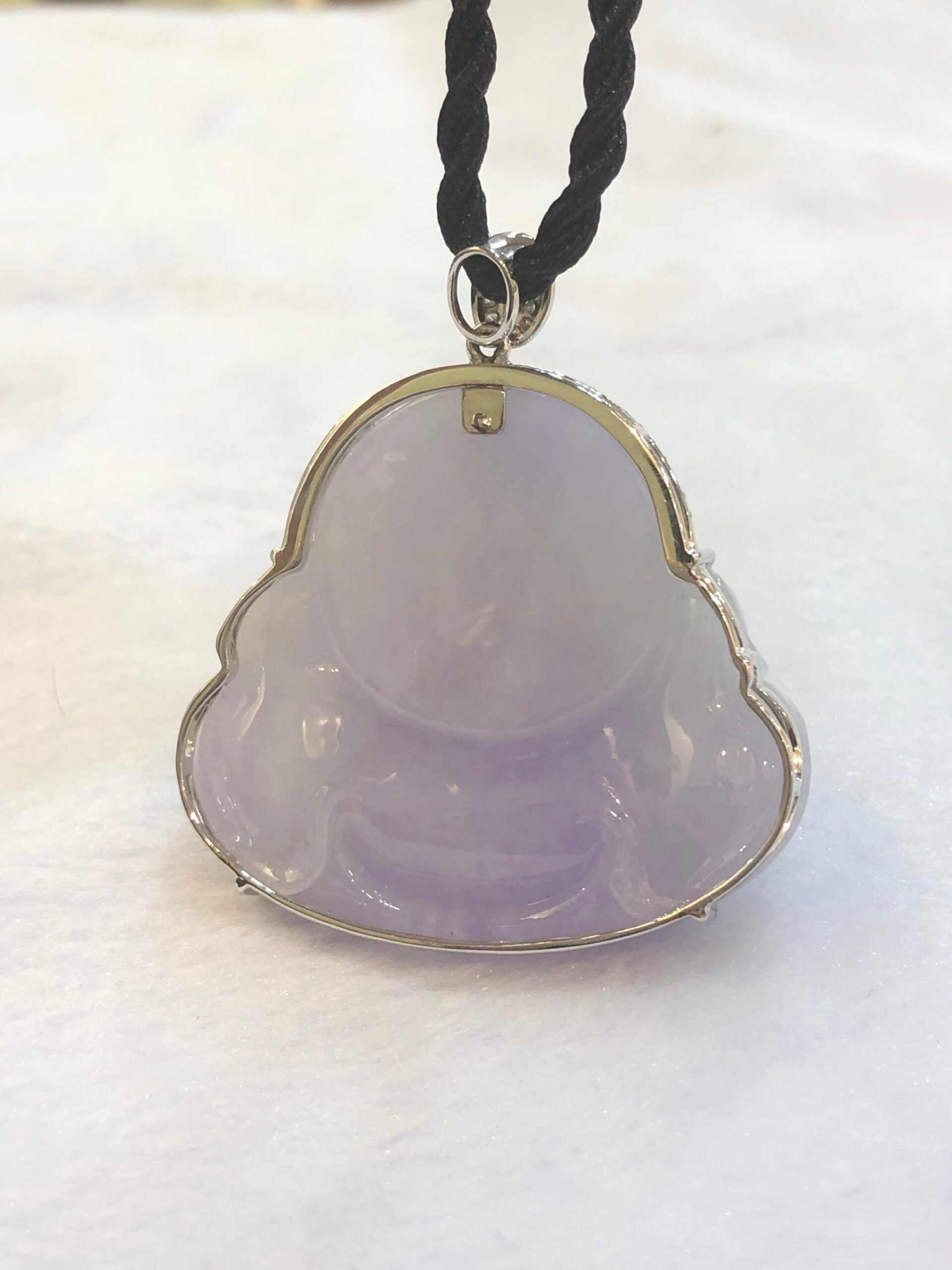 Lavender Jade Buddha
