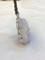 Lavender Jade Buddha