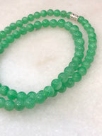 Green Jade Beads Necklace