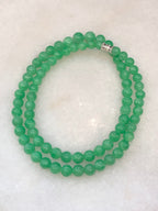 Green Jade Beads Necklace