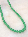 Green Jade Beads Necklace