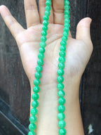 Green Jade Beads Necklace
