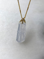 Icy Jade Bamboo Pendant
