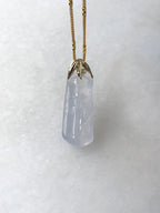 Icy Jade Bamboo Pendant