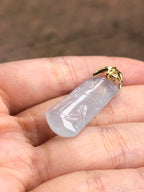 Icy Jade Bamboo Pendant