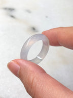 Icy Jadeite Hololith Ring