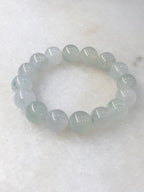 Icy Jadeite Beads Bracelet