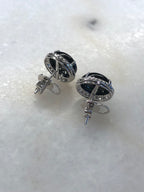 Mo Cui Jade Cabochons Earrings