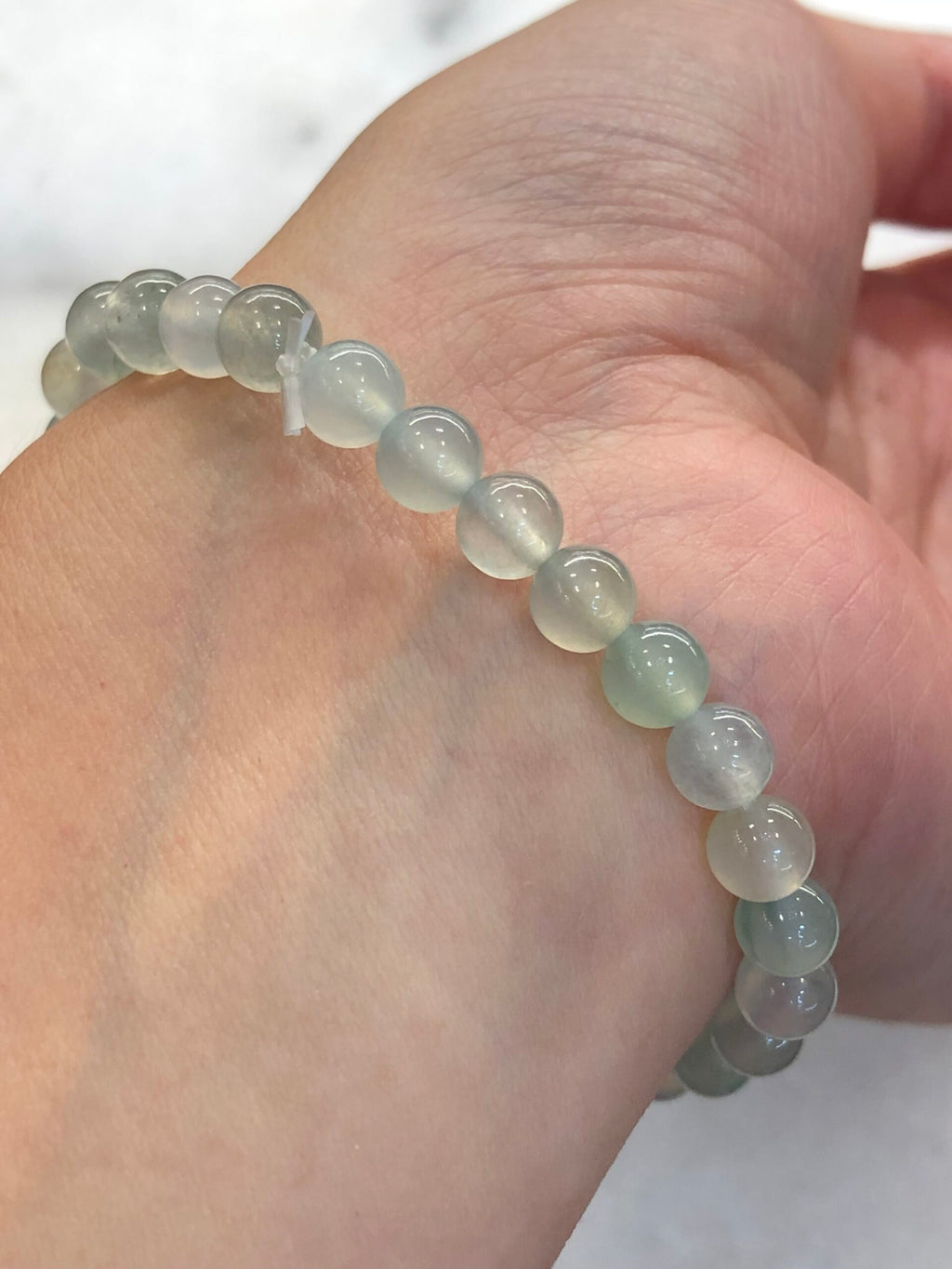 Icy Pastel Colours Jade Beads Bracelet