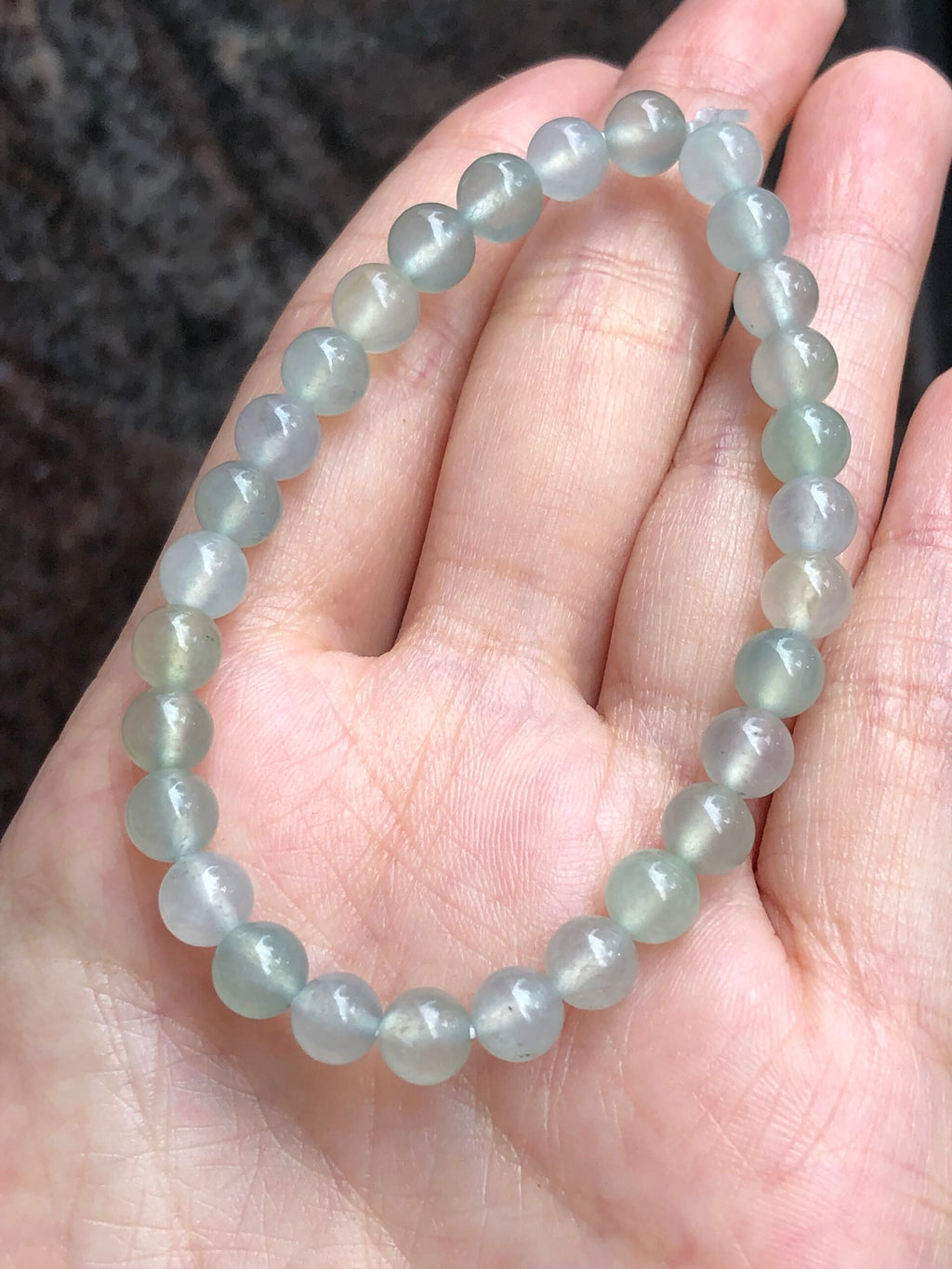 Icy Pastel Colours Jade Beads Bracelet