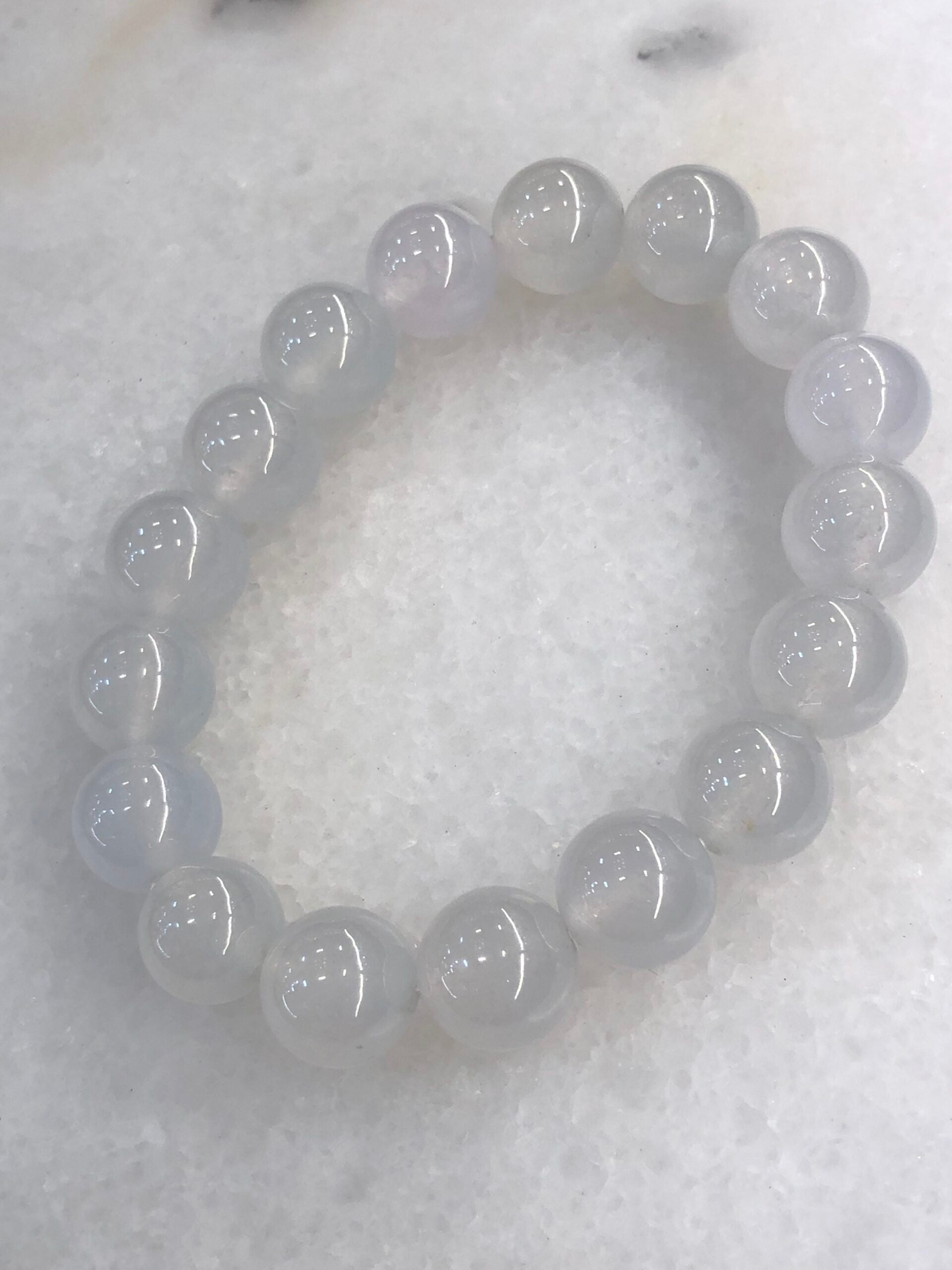 Icy Jade Beads Bracelet