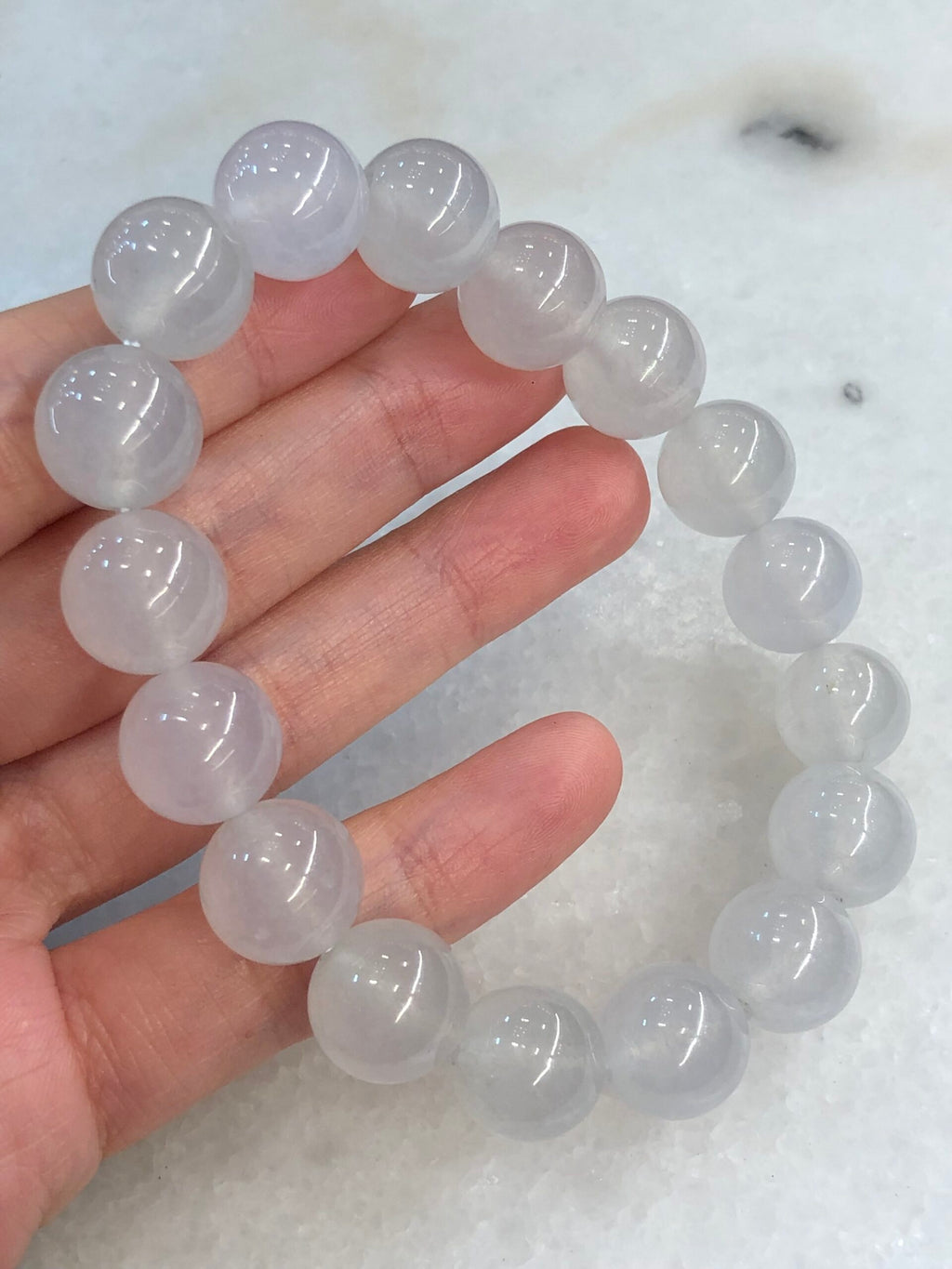 Icy Jade Beads Bracelet