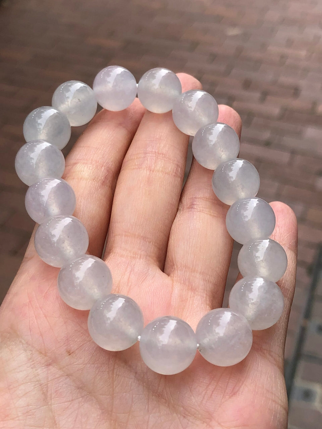 Icy Jade Beads Bracelet