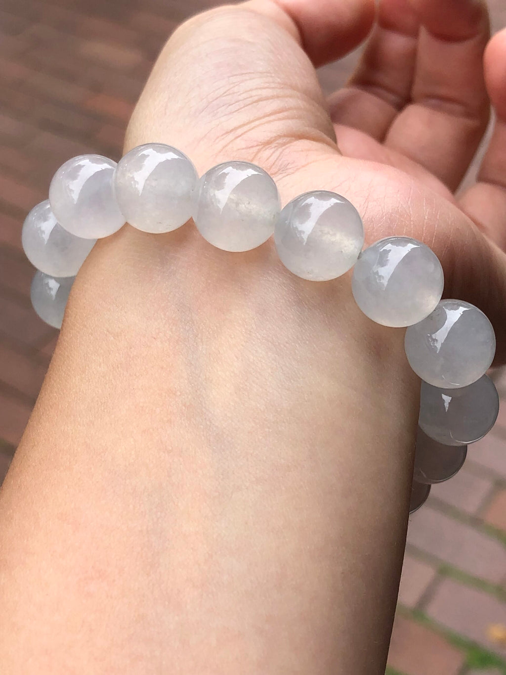 Icy Jade Beads Bracelet