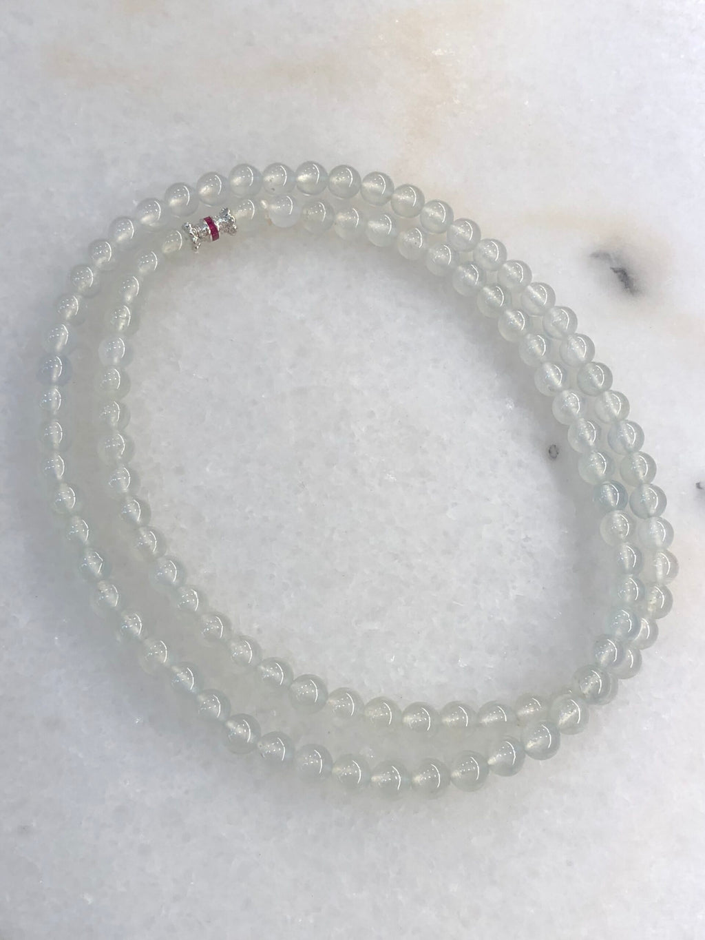 Icy Jade Beads Necklace