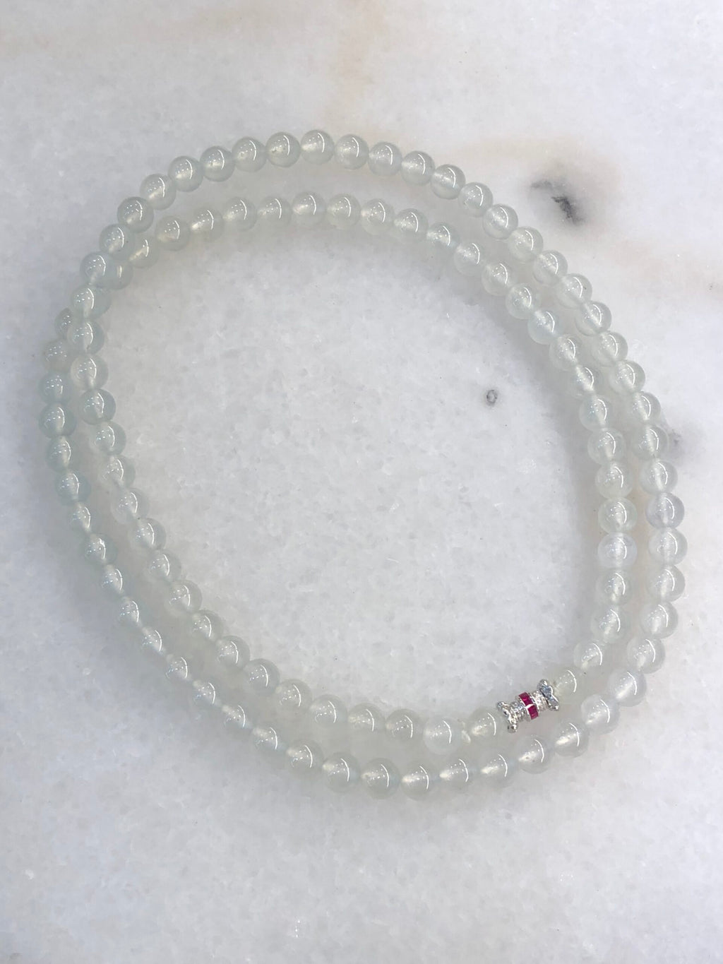 Icy Jade Beads Necklace