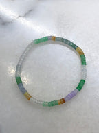 Three-Layer Mixed Jade Bracelets