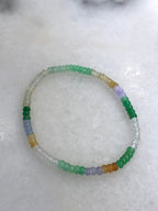 Three-Layer Mixed Jade Bracelets