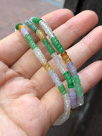 Three-Layer Mixed Jade Bracelets