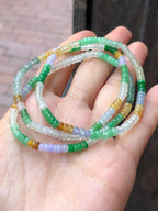 Three-Layer Mixed Jade Bracelets