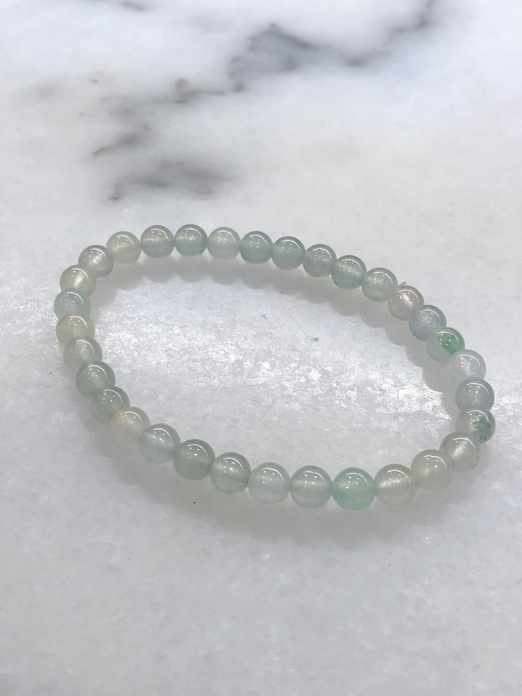Icy Pastel Colours Jade Beads Bracelet