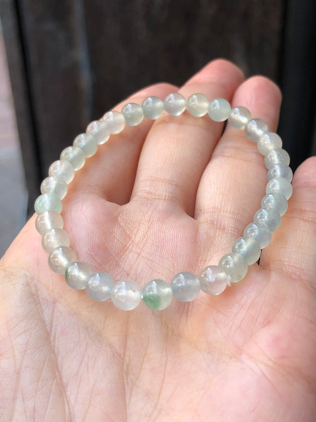 Icy Pastel Colours Jade Beads Bracelet