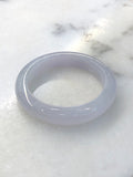 Icy Light Lavender Jade Bangle