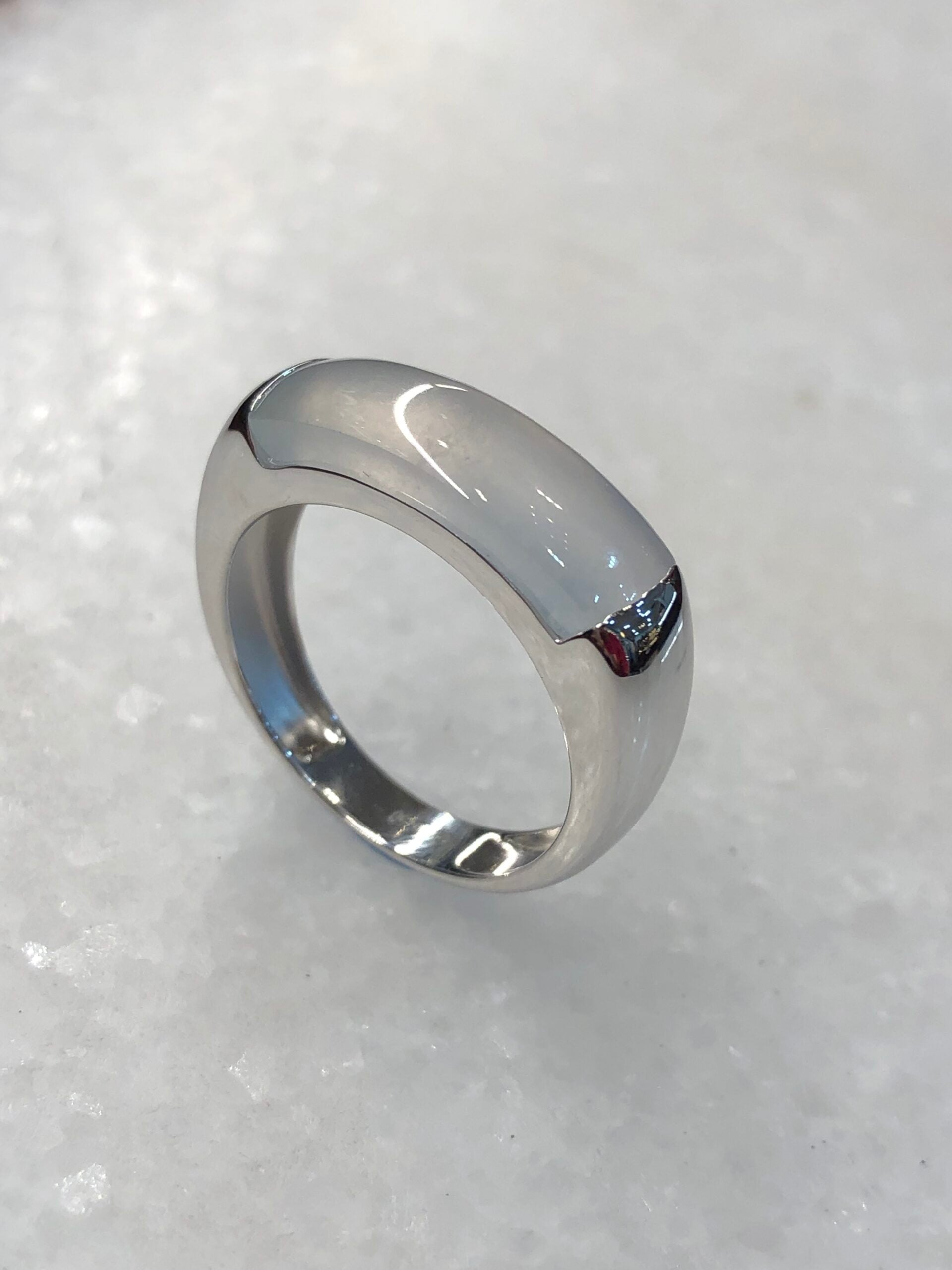 Icy Jade Saddle Ring