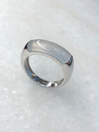 Icy Jade Saddle Ring