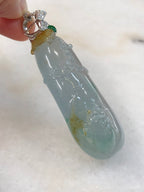 Natural Type A Icy Melon Pendant Jadeite from ClassicJade
