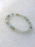 Icy Pastel Colours Jade Beads Bracelet