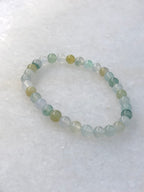 Icy Pastel Colours Jade Beads Bracelet