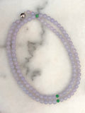Lavender Jade Beads Necklace