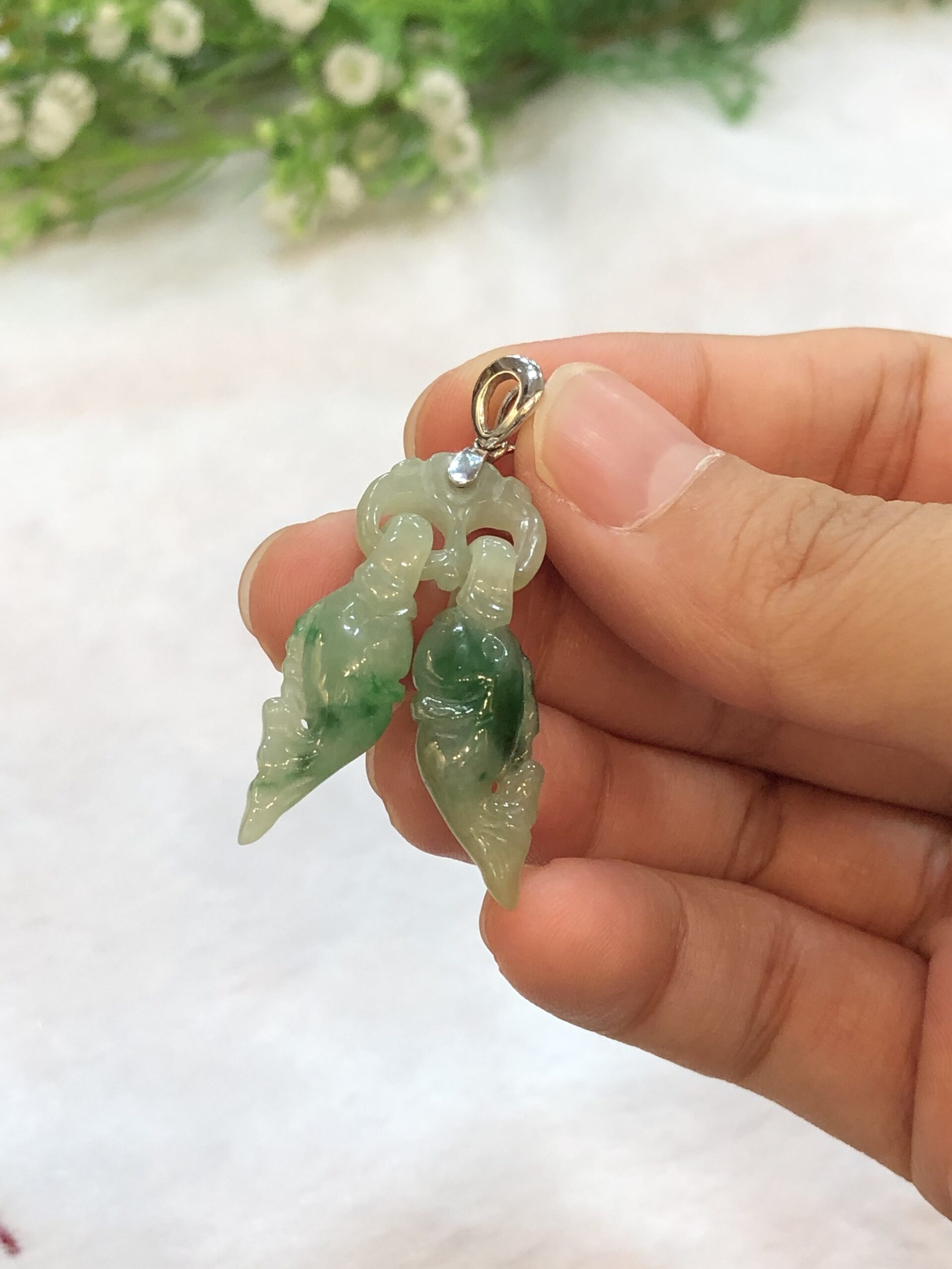 Jade snake pendant sale