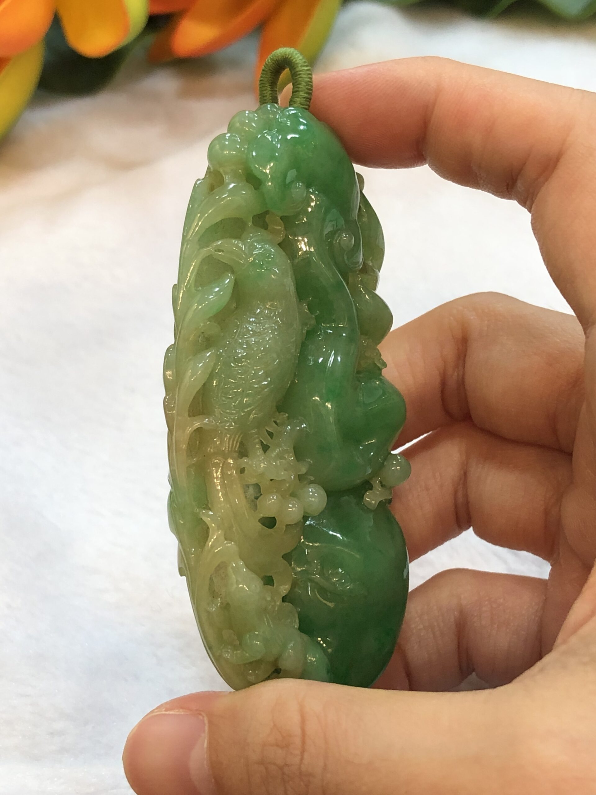 Jade best sale animal pendants